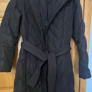 Kenneth Cole midi brown coat